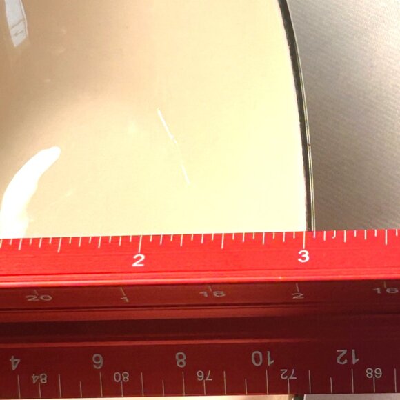 Lenox Ivory Porcelain Boat-Shaped Dish Platinum Trim USA 8” Elegant collectible - Picture 4 of 9